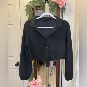 Dazy Classify Black Textured Jacket